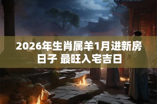 2026年生肖属羊1月进新房日子 最旺入宅吉日