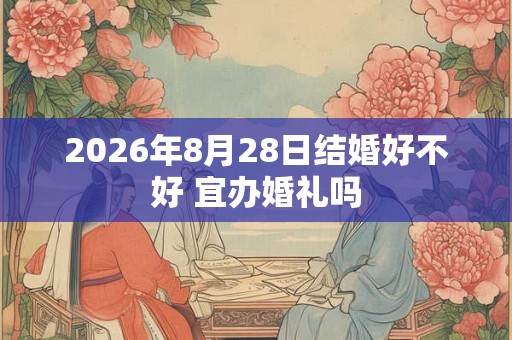 2026年8月28日结婚好不好 宜办婚礼吗 2026年8月28日结婚好不好 宜办婚礼吗