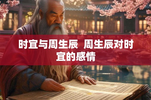 时宜与周生辰  周生辰对时宜的感情