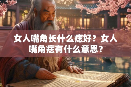 女人嘴角长什么痣好？女人嘴角痣有什么意思？