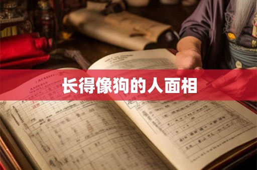 长得像狗的人面相