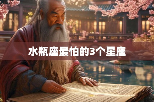 水瓶座最怕的3个星座