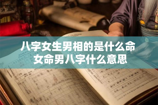 八字女生男相的是什么命  女命男八字什么意思