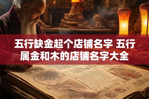 五行缺金起个店铺名字 五行属金和木的店铺名字大全
