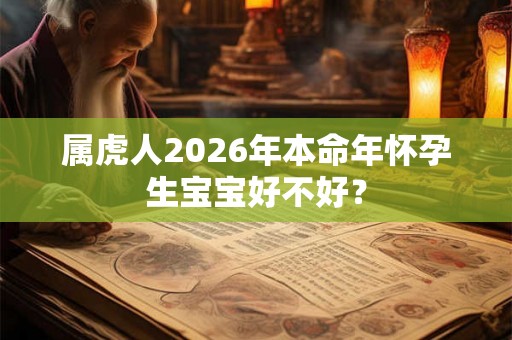 属虎人2026年本命年怀孕生宝宝好不好? 属虎人2026年本命年怀孕生宝宝好不好?