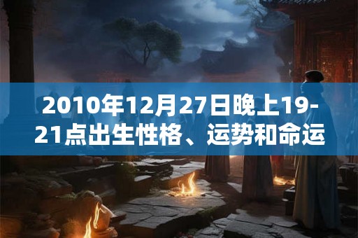 2010年12月27日晚上19-21点出生性格、运势和命运 2010年12月27日晚上19-21点出生性格、运势和命运