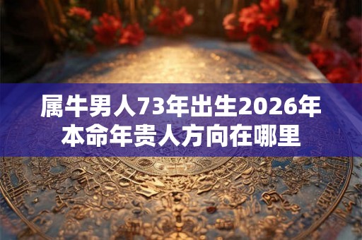 属牛男人73年出生2026年本命年贵人方向在哪里