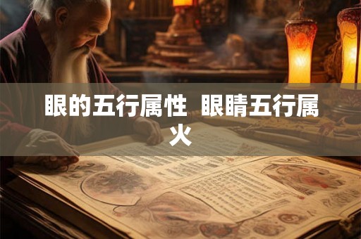 眼的五行属性 眼睛五行属火 眼的五行属性 眼睛五行属火