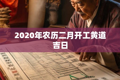 2020年农历二月开工黄道吉日