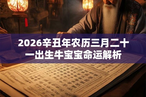 2026辛丑年农历三月二十一出生牛宝宝命运解析 2026辛丑年农历三月二十一出生牛宝宝命运解析