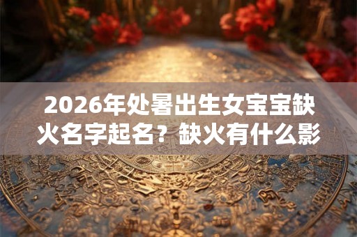 2026年处暑出生女宝宝缺火名字起名？缺火有什么影响？