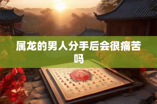 属龙的男人分手后会很痛苦吗