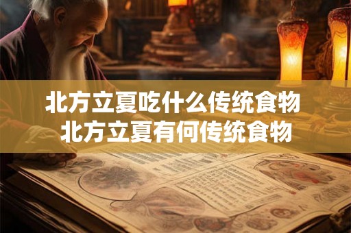 北方立夏吃什么传统食物 北方立夏有何传统食物