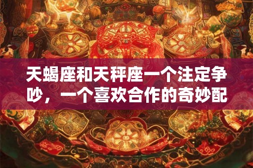 天蝎座和天秤座一个注定争吵,一个喜欢合作的奇妙配对 天蝎座和天秤座一个注定争吵,一个喜欢合作的奇妙配对