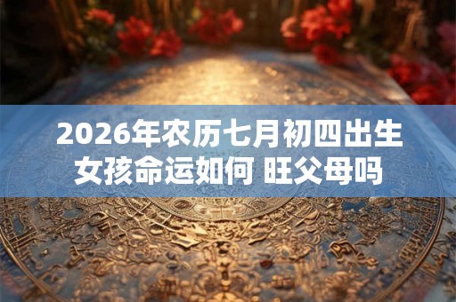 2026年农历七月初四出生女孩命运如何 旺父母吗