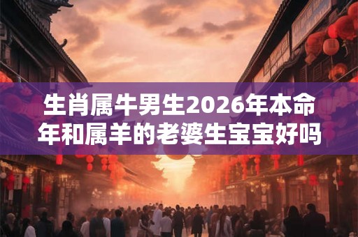 生肖属牛男生2026年本命年和属羊的老婆生宝宝好吗