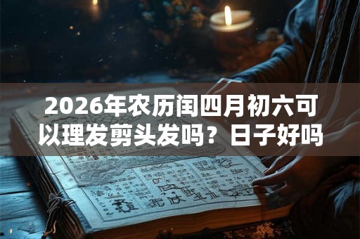 2026年农历闰四月初六可以理发剪头发吗？日子好吗？
