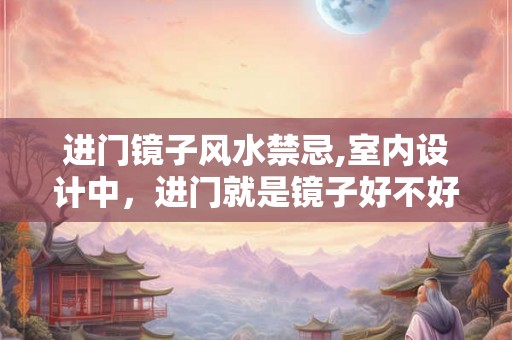 进门镜子风水禁忌,室内设计中，进门就是镜子好不好？