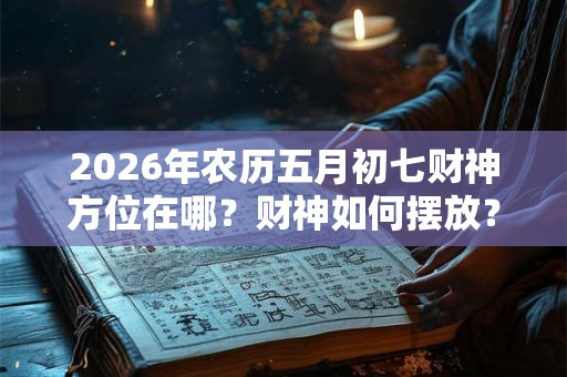 2026年农历五月初七财神方位在哪？财神如何摆放？
