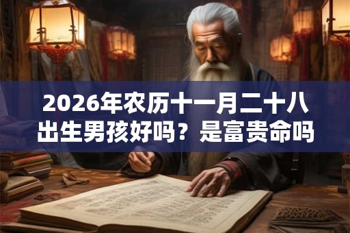 2026年农历十一月二十八出生男孩好吗？是富贵命吗？
