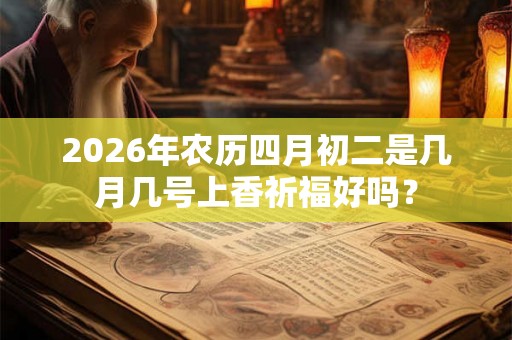 2026年农历四月初二是几月几号上香祈福好吗？
