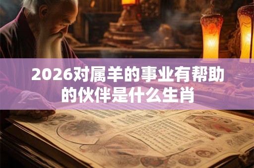 2026对属羊的事业有帮助的伙伴是什么生肖 2026对属羊的事业有帮助的伙伴是什么生肖