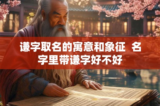 谦字取名的寓意和象征  名字里带谦字好不好