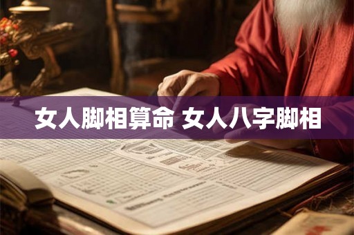 女人脚相算命 女人八字脚相