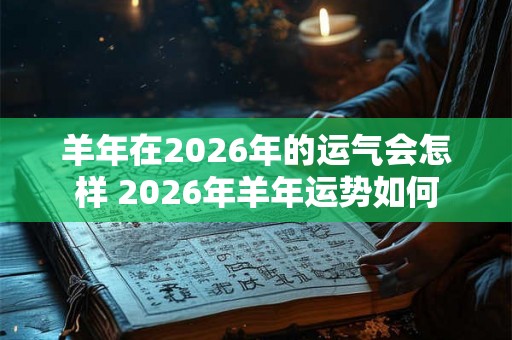 羊年在2026年的运气会怎样 2026年羊年运势如何