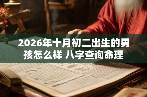 2026年十月初二出生的男孩怎么样 八字查询命理