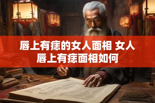 唇上有痣的女人面相 女人唇上有痣面相如何