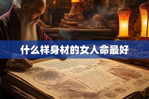 什么样身材的女人命最好