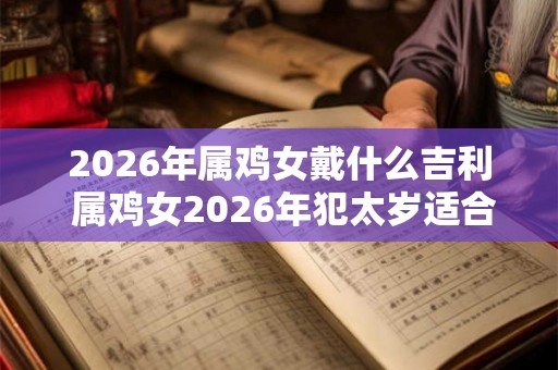 2026年属鸡女戴什么吉利 属鸡女2026年犯太岁适合戴的吉祥物