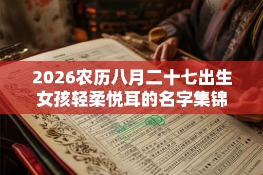 2026农历八月二十七出生女孩轻柔悦耳的名字集锦