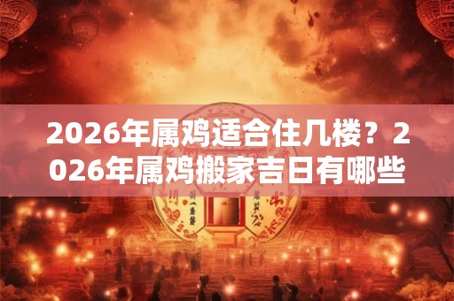 2026年属鸡适合住几楼？2026年属鸡搬家吉日有哪些？