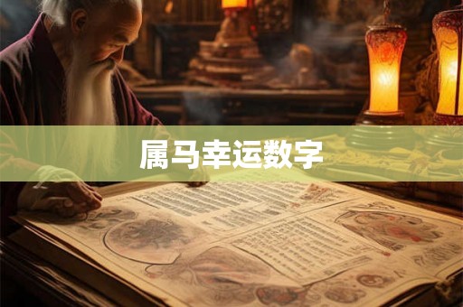 属马幸运数字