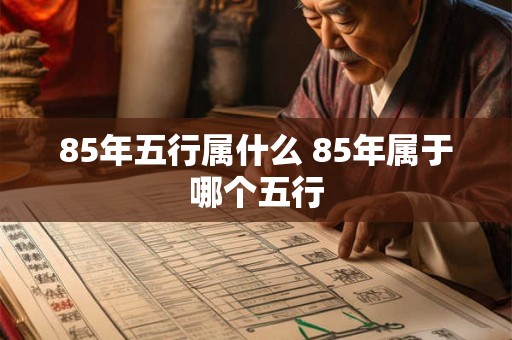 85年五行属什么 85年属于哪个五行 85年五行属什么 85年属于哪个五行