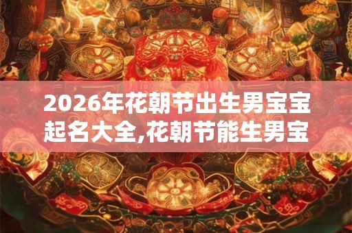 2026年花朝节出生男宝宝起名大全,花朝节能生男宝宝吗？
