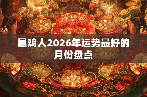 属鸡人2026年运势最好的月份盘点