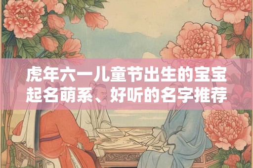 虎年六一儿童节出生的宝宝起名萌系、好听的名字推荐