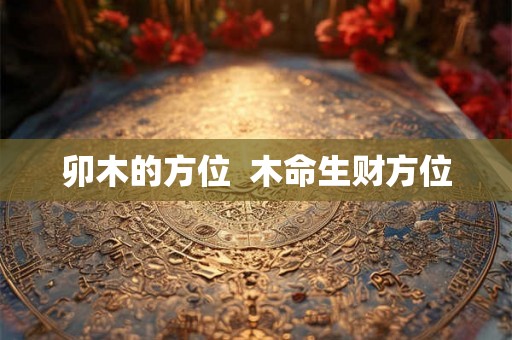 卯木的方位  木命生财方位