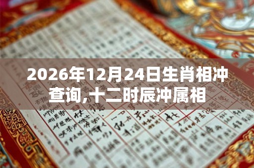 2026年12月24日生肖相冲查询,十二时辰冲属相