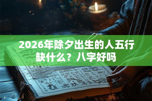 2026年除夕出生的人五行缺什么？八字好吗