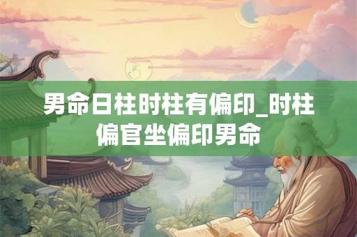 男命日柱时柱有偏印_时柱偏官坐偏印男命