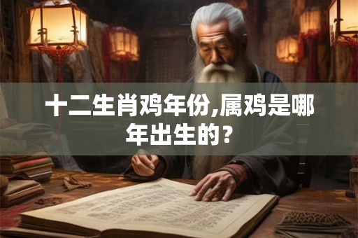 十二生肖鸡年份,属鸡是哪年出生的? 十二生肖鸡年份,属鸡是哪年出生的?