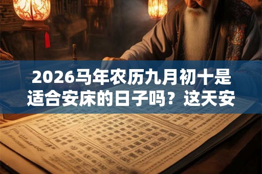 2026马年农历九月初十是适合安床的日子吗？这天安床好吗？
