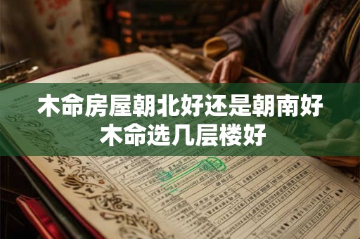 木命房屋朝北好还是朝南好 木命选几层楼好