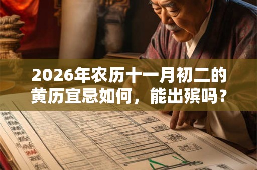 2026年农历十一月初二的黄历宜忌如何，能出殡吗？