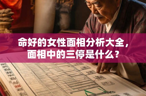 命好的女性面相分析大全,面相中的三停是什么? 命好的女性面相分析大全,面相中的三停是什么?