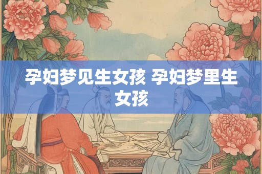 孕妇梦见生女孩 孕妇梦里生女孩